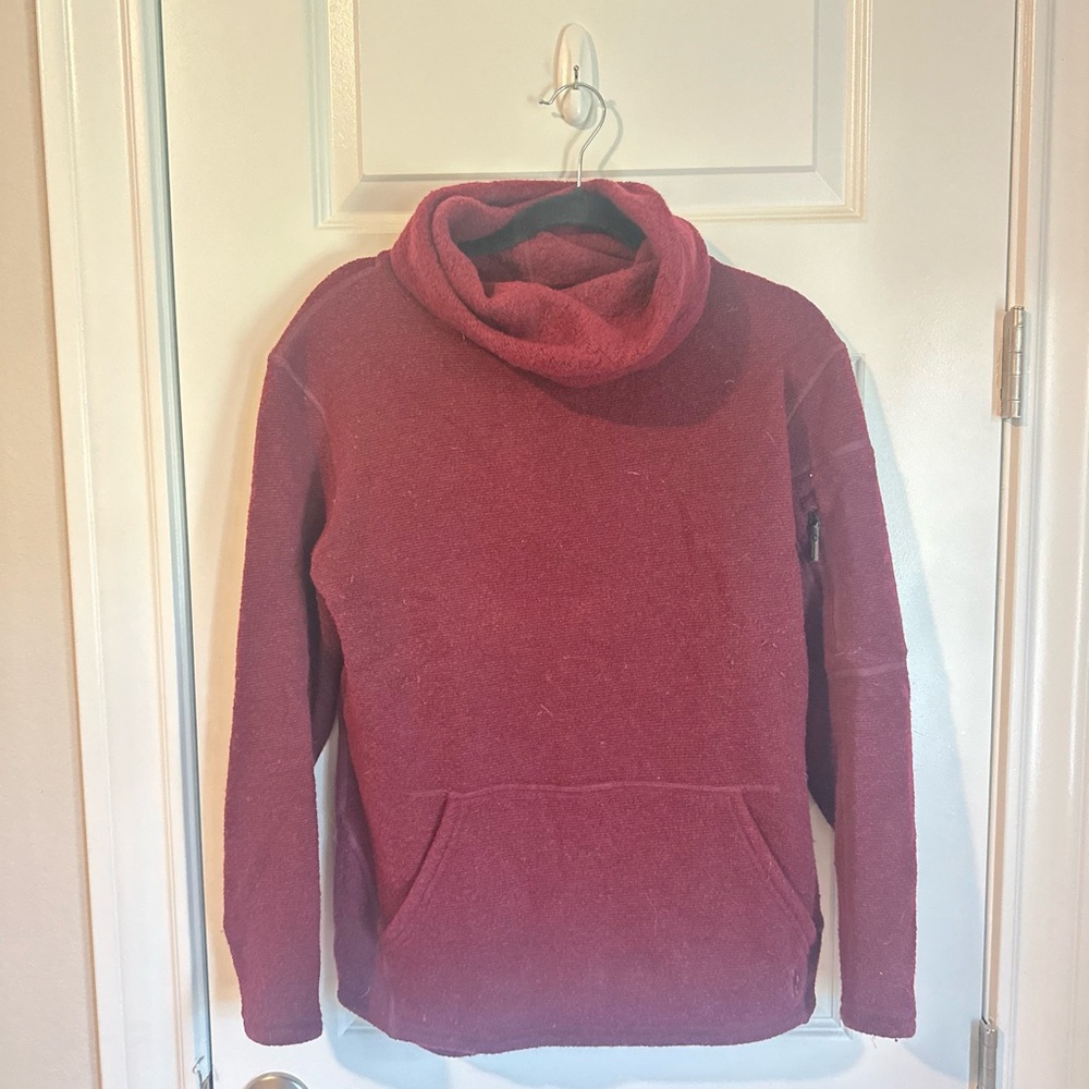 Smartwool Burgundy Cowl Neck Sweater